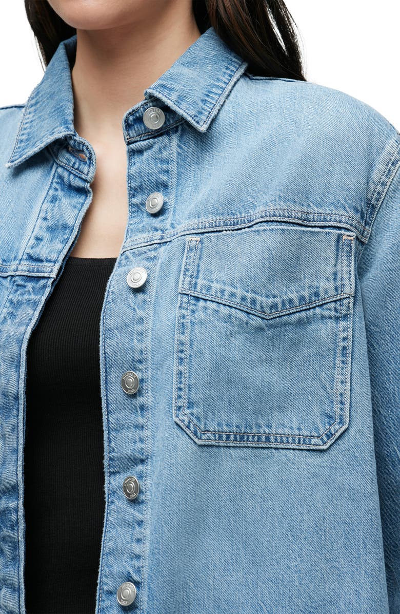 Hudson Jeans Denim Button-Up Shirt, Alternate, color, Dubai