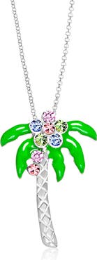 Chanteur Kids' Palm Tree Pendant Necklace
