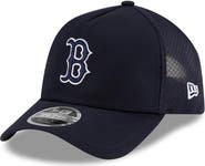 New Era Men's New Era Navy Boston Red Sox 2026 Batting Practice Apex 9FORTY Adjustable Trucker Hat
