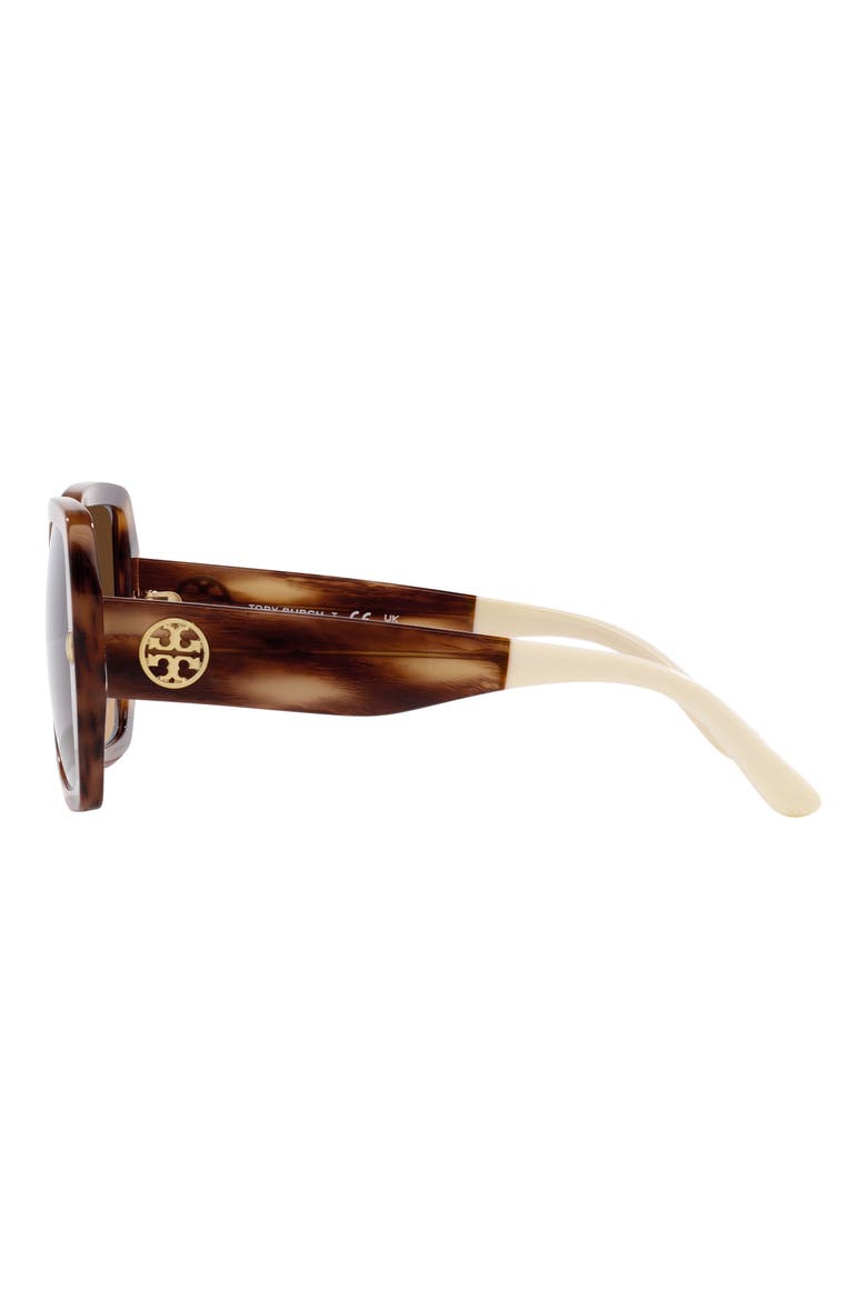 54mm Square Sunglasses, Alternate, color, AMBER