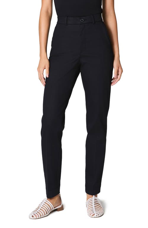 Spanx ® Supersmooth™ Stretch Twill Straight Leg Pant In Black