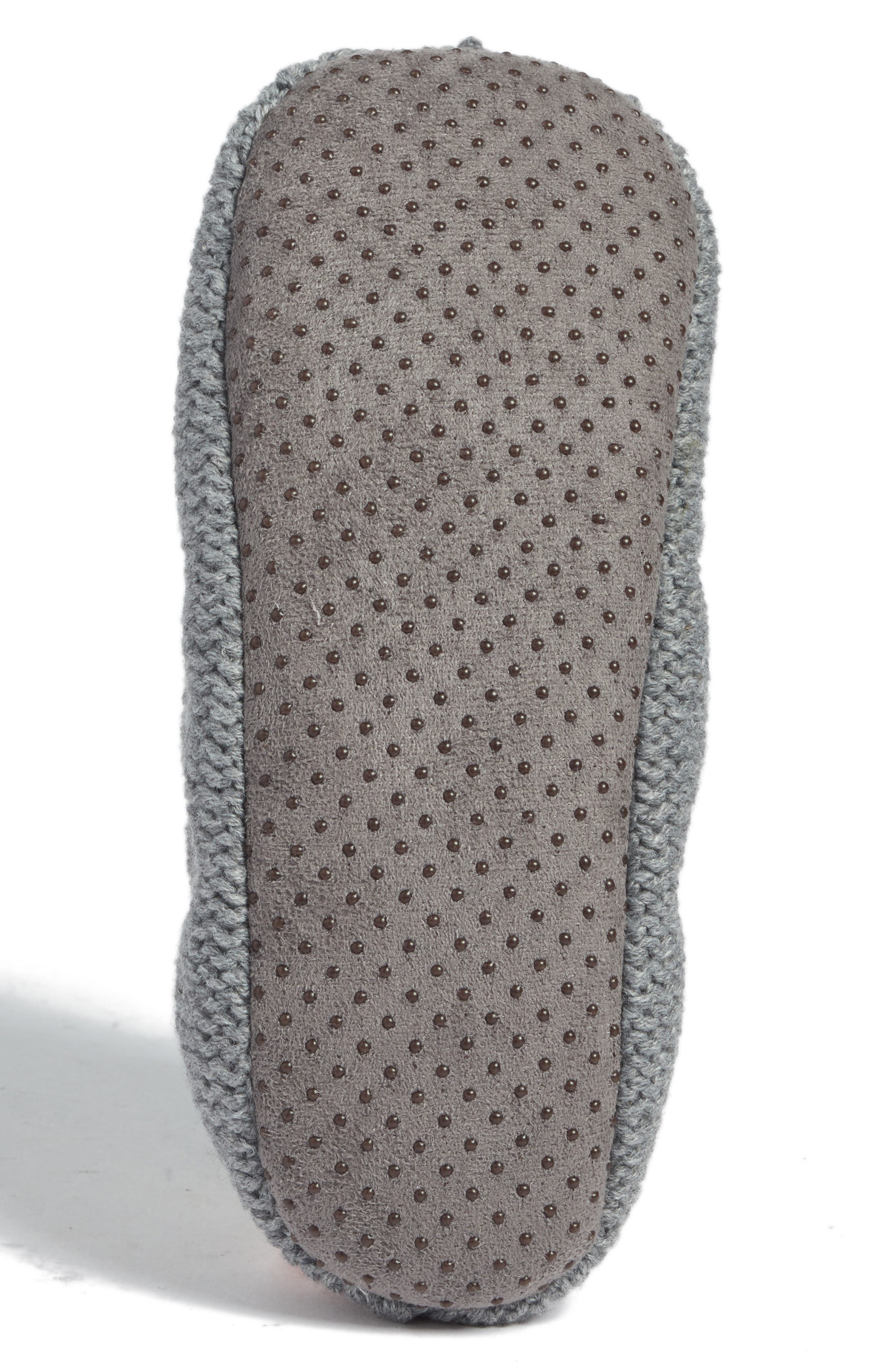 'Critter' Slipper, Alternate, color, GREY BUNNY