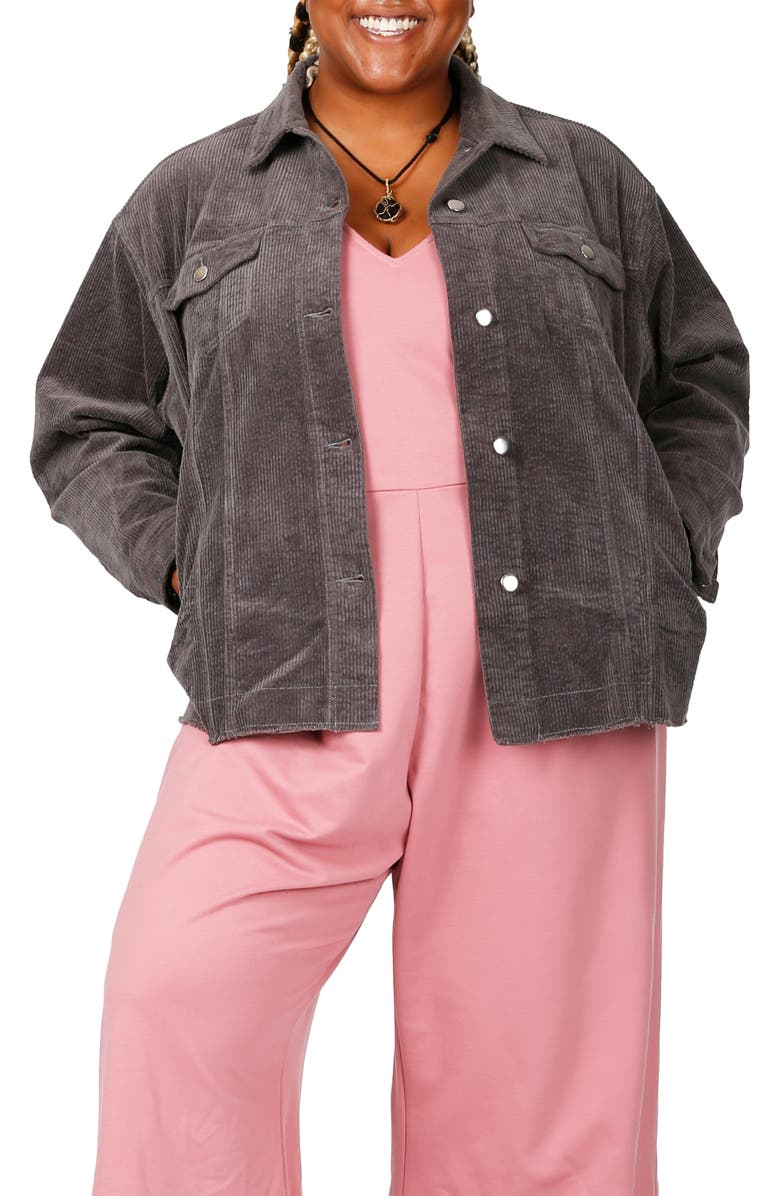 Standards & Practices Corduroy Jacket, Main, color, Charcoal