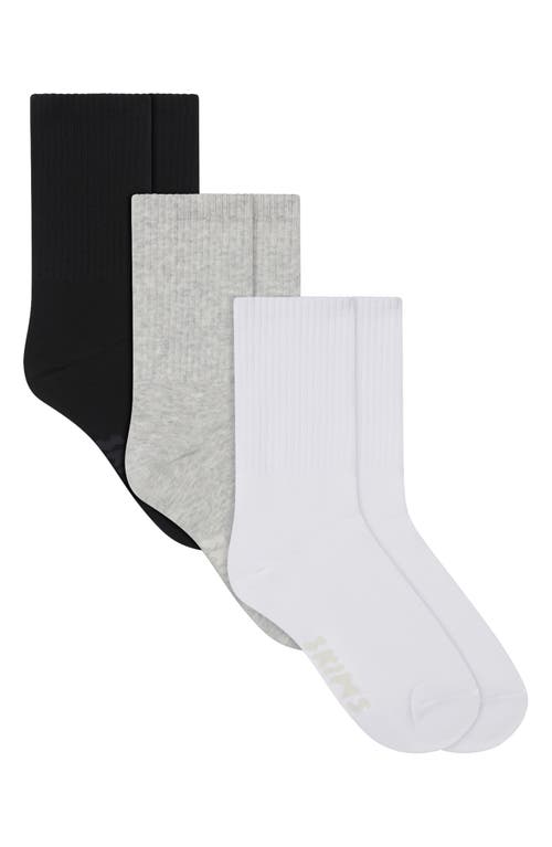 Skims 3-pack Sport Socks In White