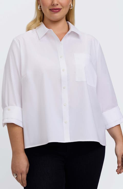 Jodie Button-Up Shirt (Plus)