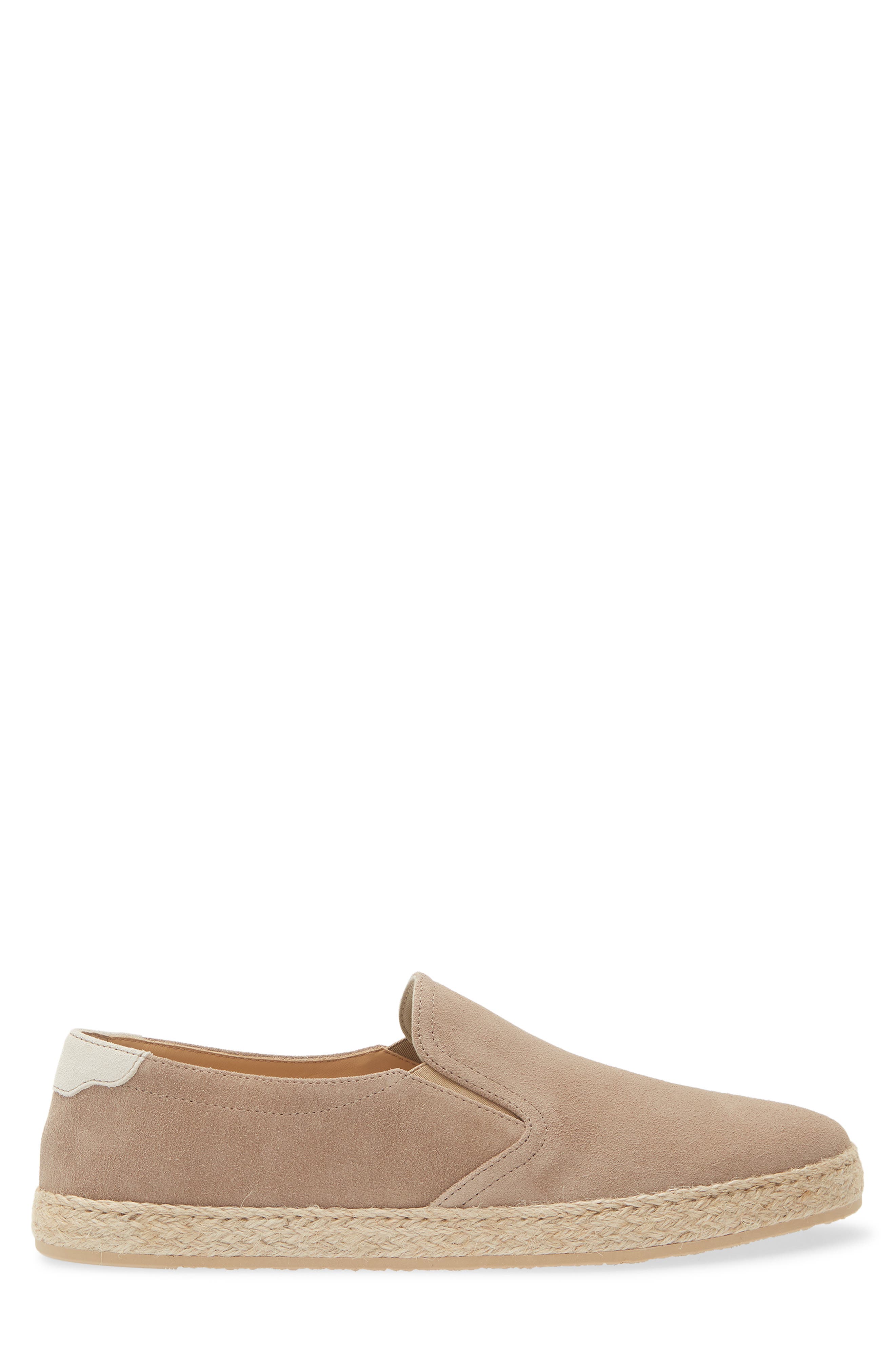Brunello Cucinelli Suede Espadrille, Alternate, color, Cec49 Tan