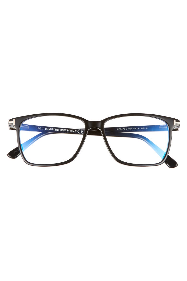 55mm Irregular optical glasses, Alternate, color, BLACK/ BLUE