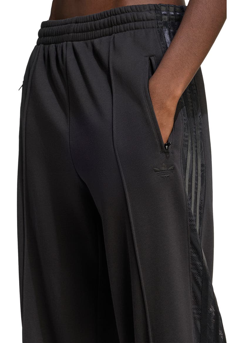 Firebird Lace Track Pants, Alternate, color, BLACK