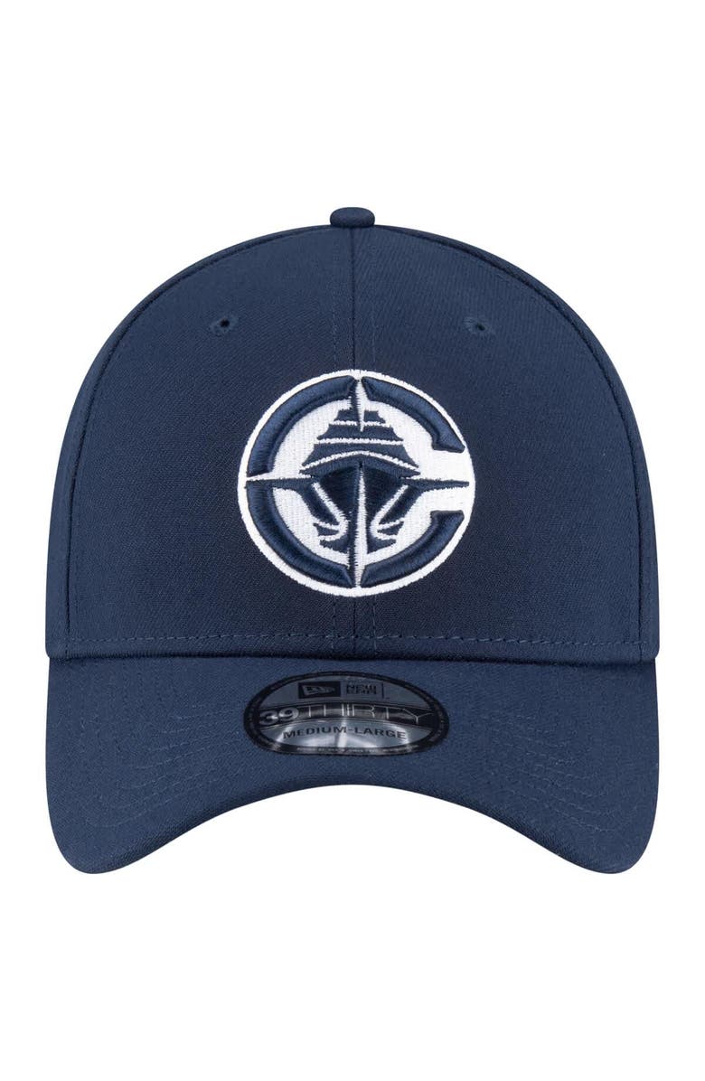 New Era Men's New Era Navy LA Clippers Logo 39THIRTY Flex Hat, Alternate, color, Navy