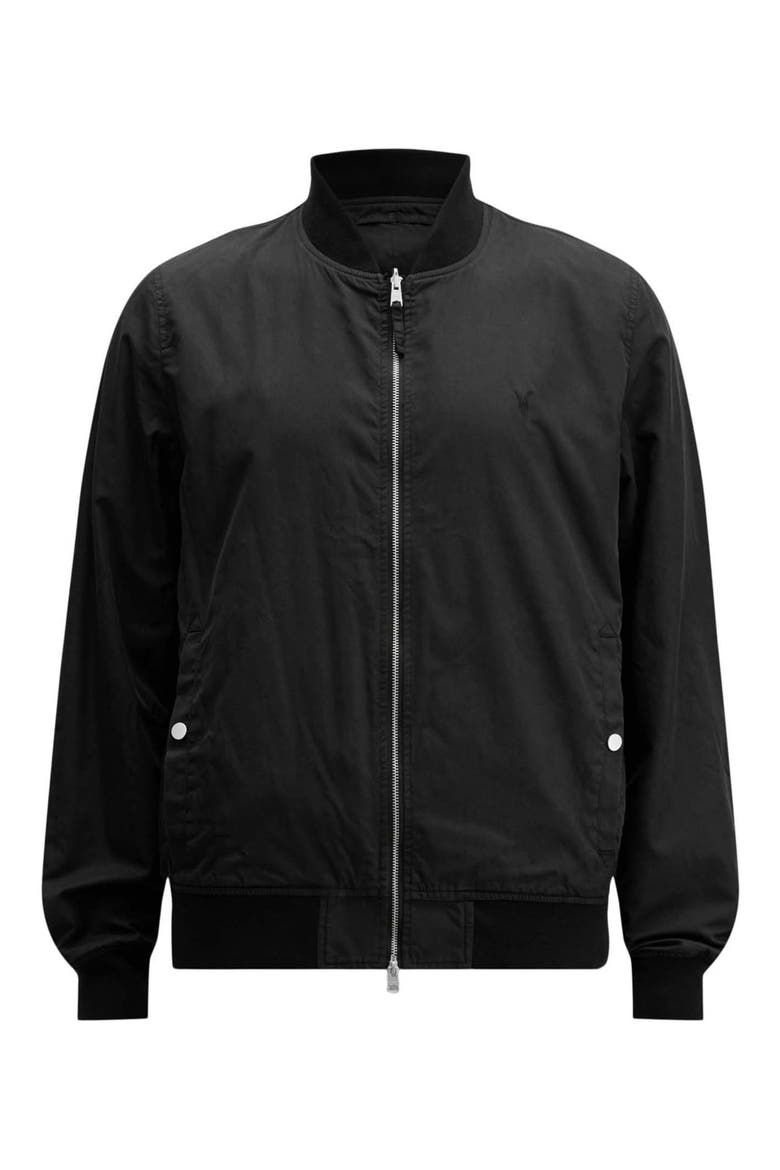 Bassett Reversible Bomber Jacket, Alternate, color, BLACK/ KHAKI