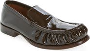 Dries Van Noten Crinkled Patent Leather Loafer