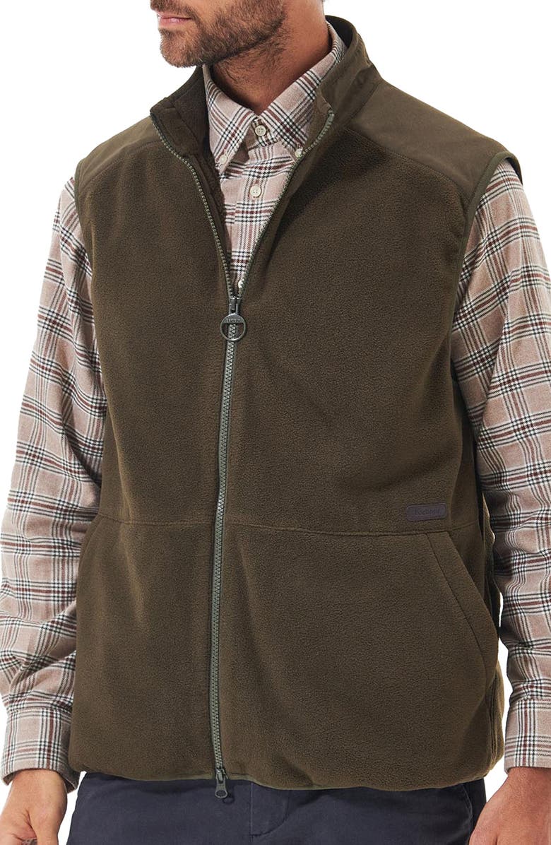 Barbour Country Fleece Vest, Main, color, 