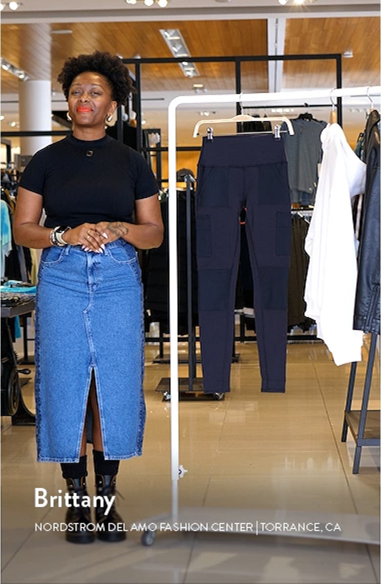 High Waist Cargo Leggings, sales video thumbnail