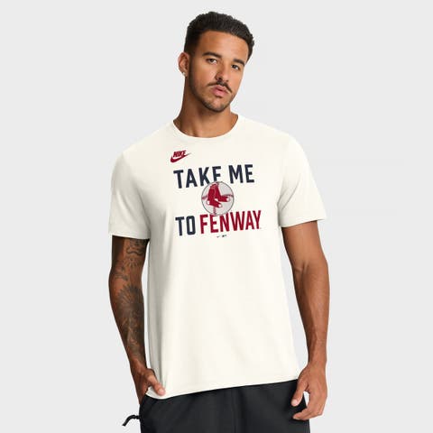 Men's Nike Cream Boston Red Sox Cooperstown Collection ‘70s Inspired T-Shirt