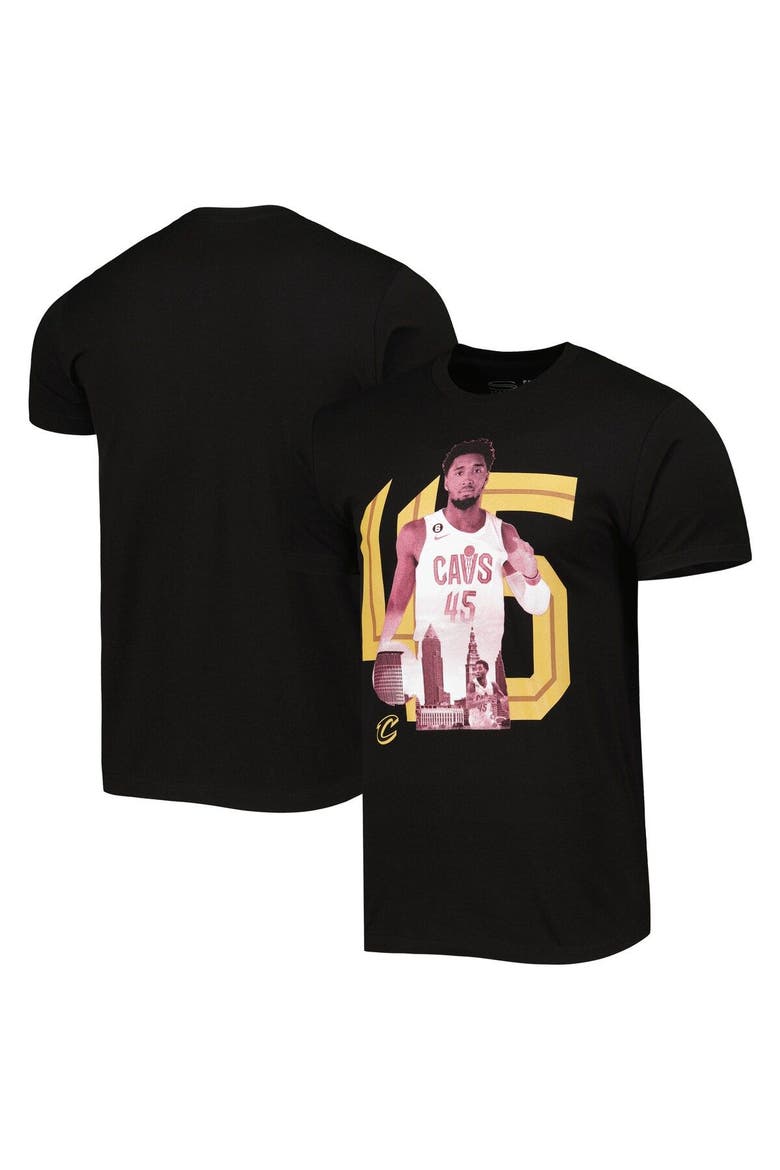 Men's Stadium Essentials Donovan Mitchell Black Cleveland Cavaliers Player Metro T-Shirt, Main, color, Black