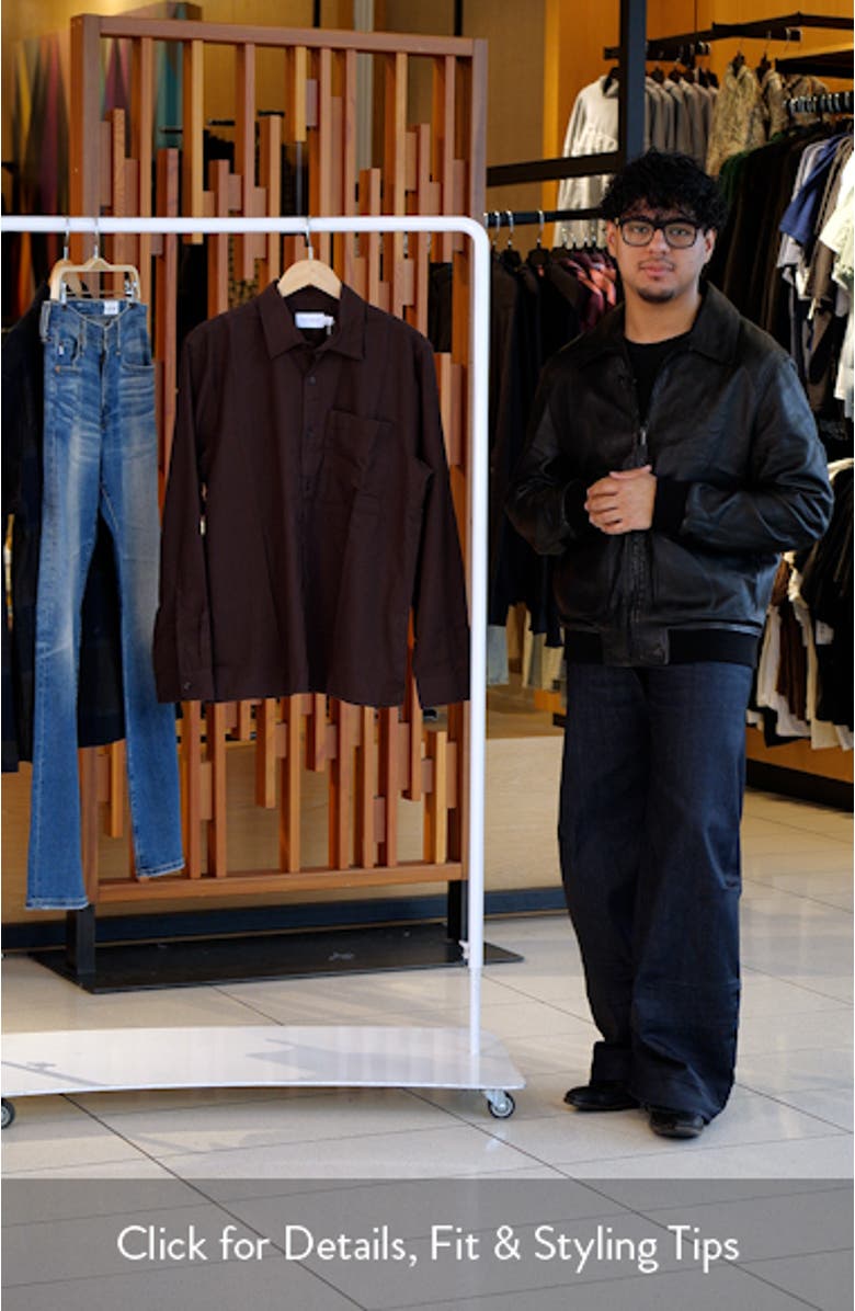 Solid Flannel Button-Up Overshirt, sales video thumbnail