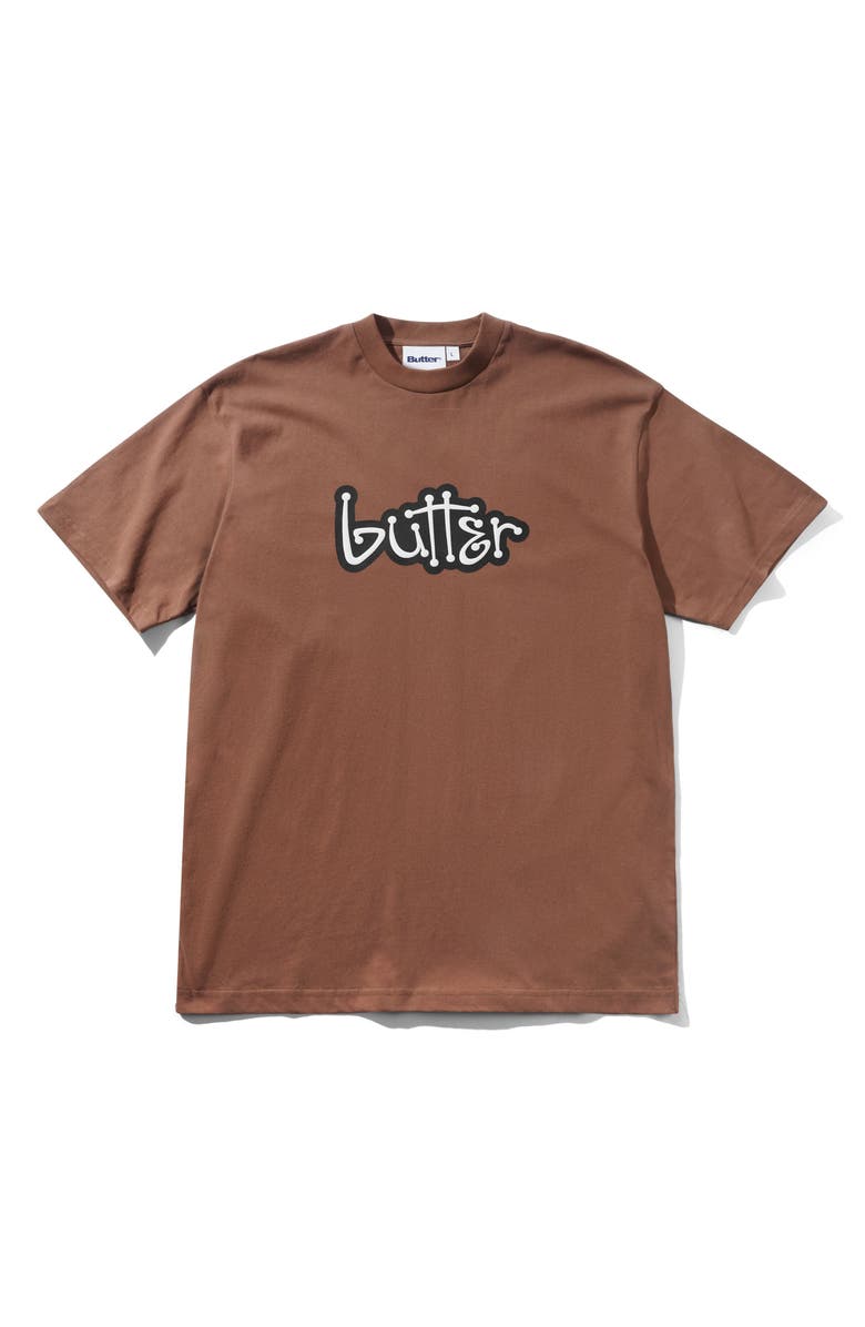 Butter Goods Connections Graphic T-Shirt, Main, color, Brown