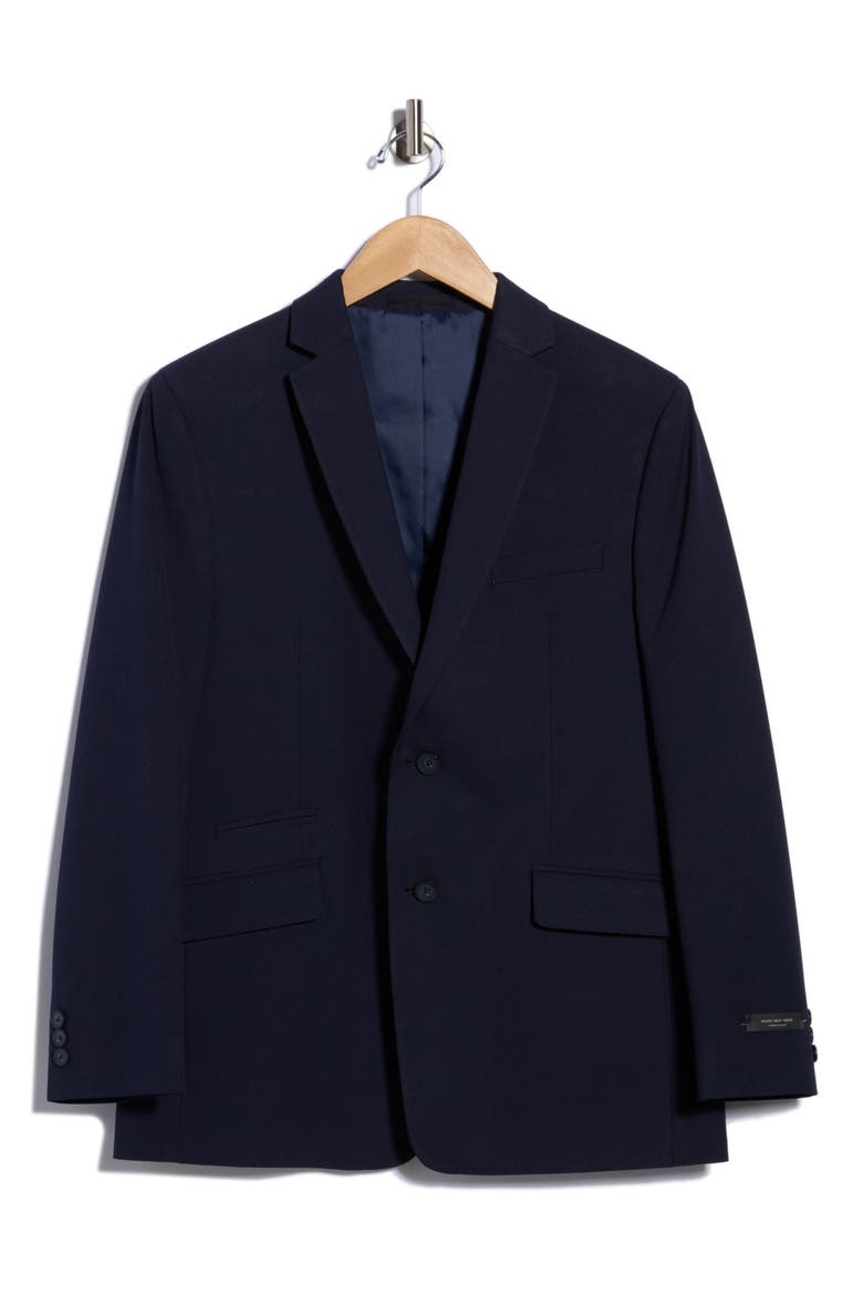Kids' Solid Blazer, Main, color, NAVY