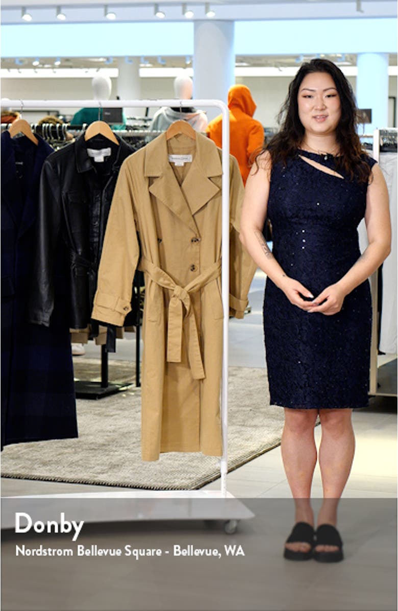 Sequin Lace Body-Con Cocktail Dress, sales video thumbnail