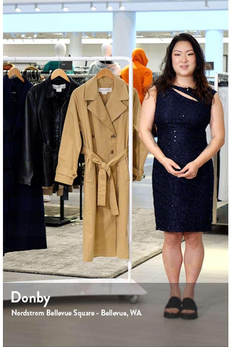 Sequin Lace Body-Con Cocktail Dress video