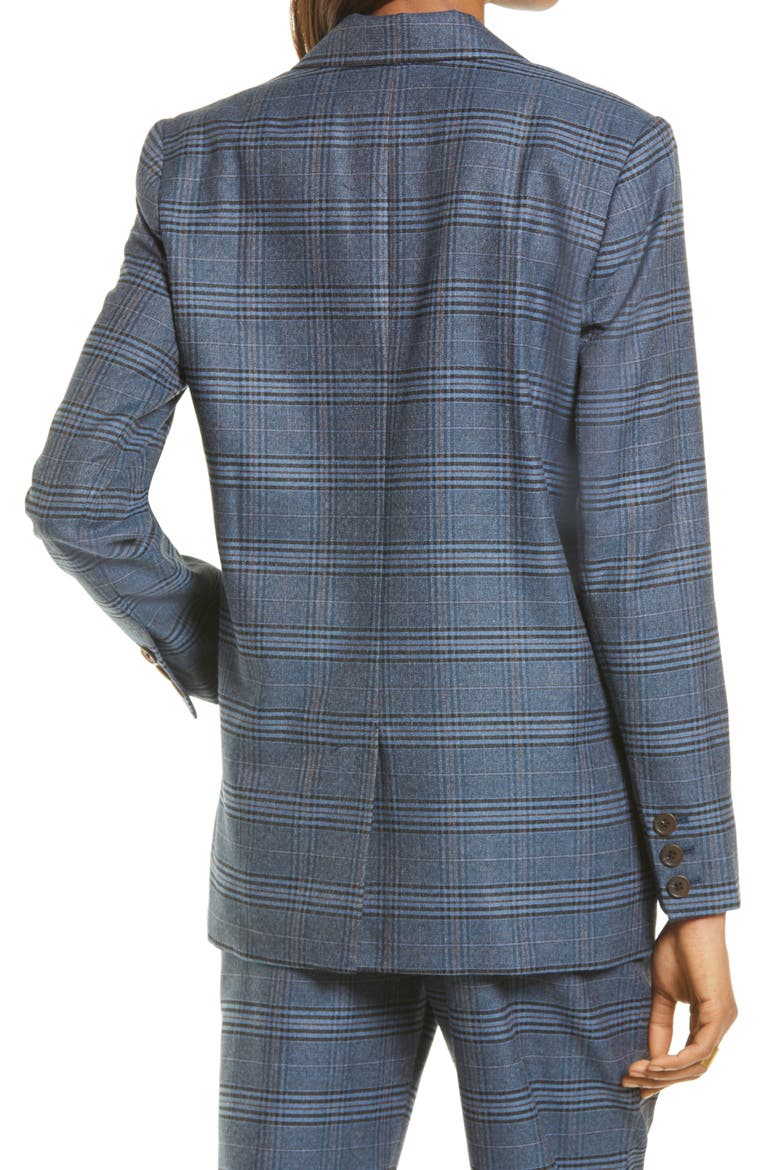 Plaid Blazer, Alternate, color, NAVY- BLACK HERITAGE PLAID