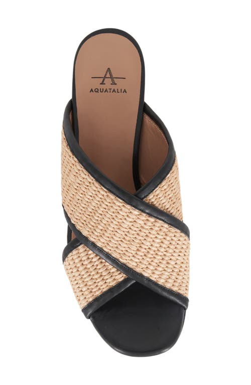 Aquatalia Madyson Water Repellent Platform Slide Sandal