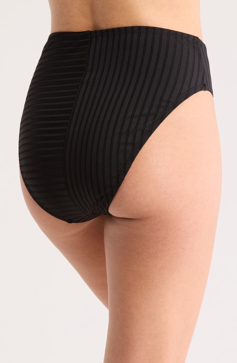 Sanctuary High Waist High Leg Bikini Bottoms, Alternate, color,