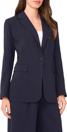 Easy Pinstripe Blazer