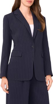 Halogen® Easy Pinstripe Blazer
