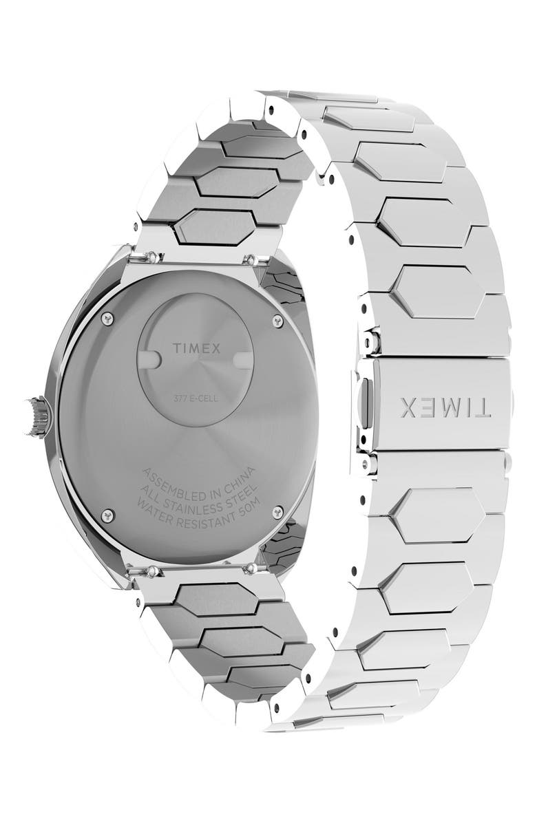 Timex<sup>®</sup> Q 1972 Time Machine Reissue Bracelet Watch, 39mm, Alternate, color, Silver