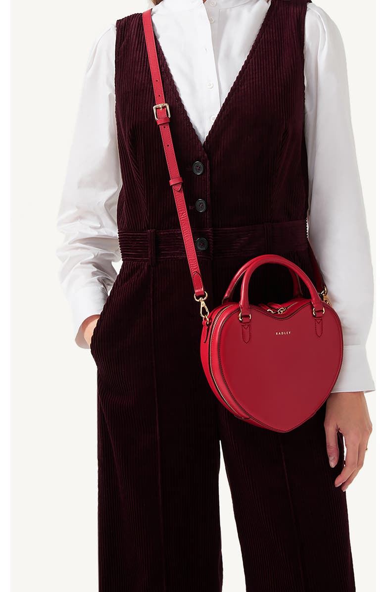 Radley Small Valentine's Crossbody Bag, Alternate, color, Crimson