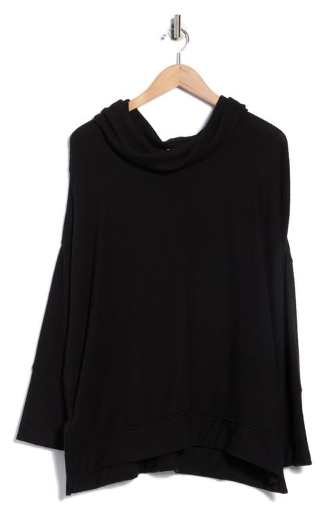 Cowl Neck Tunic Top (Plus)