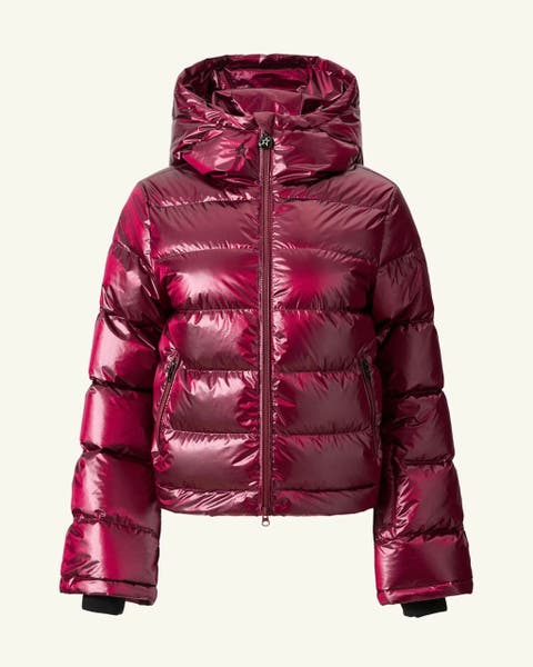 Metallic Polar Flare Down Jacket