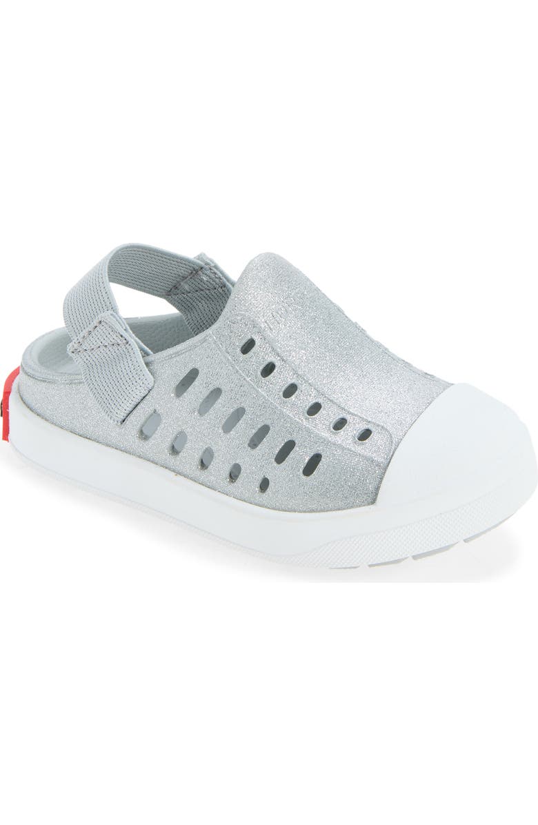 Hunter Kids' Jaime Slide Sandal, Main, color, Silver