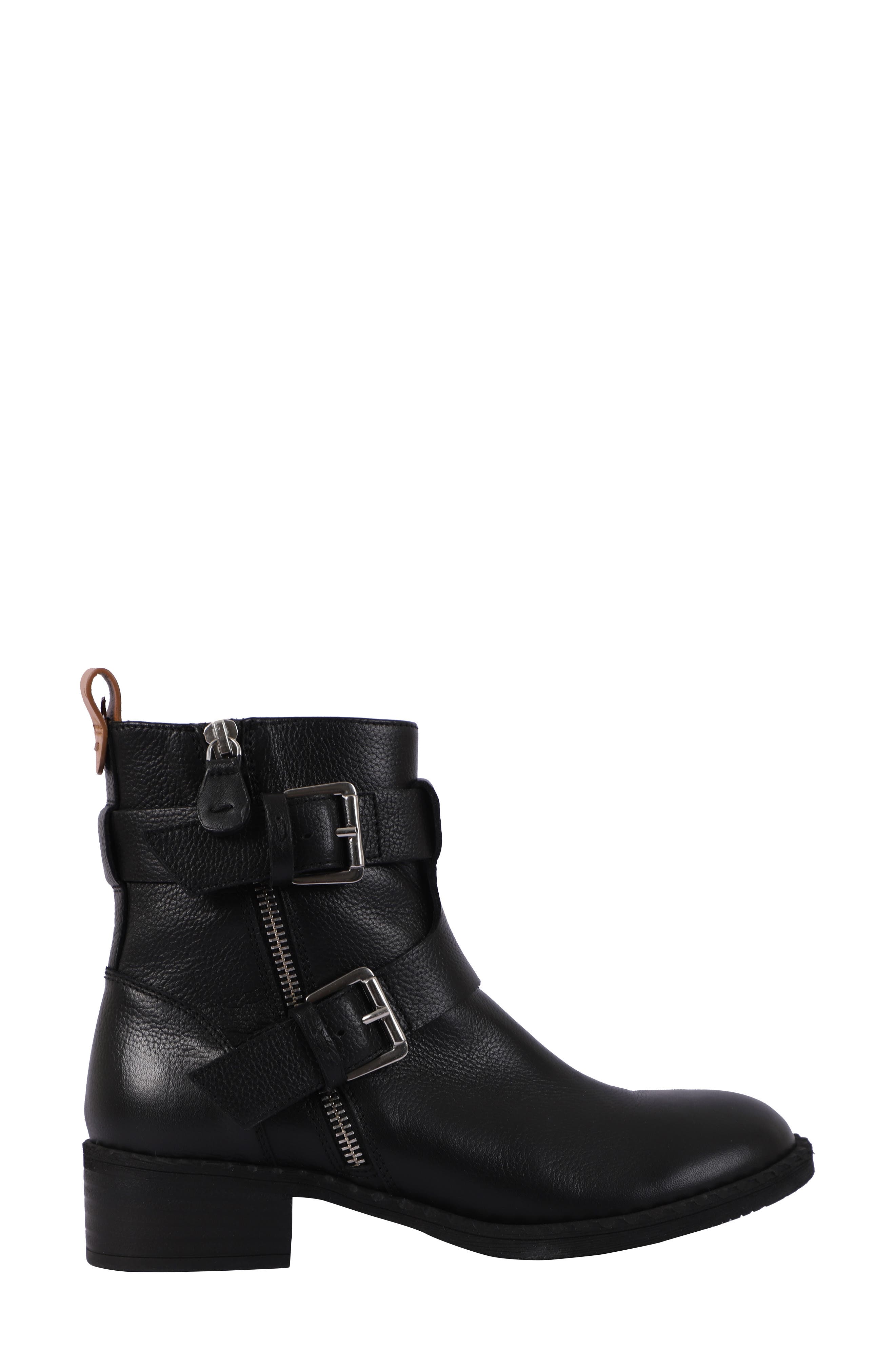 Gentle Souls Brena Moto Boot, Alternate, color, Black Leather