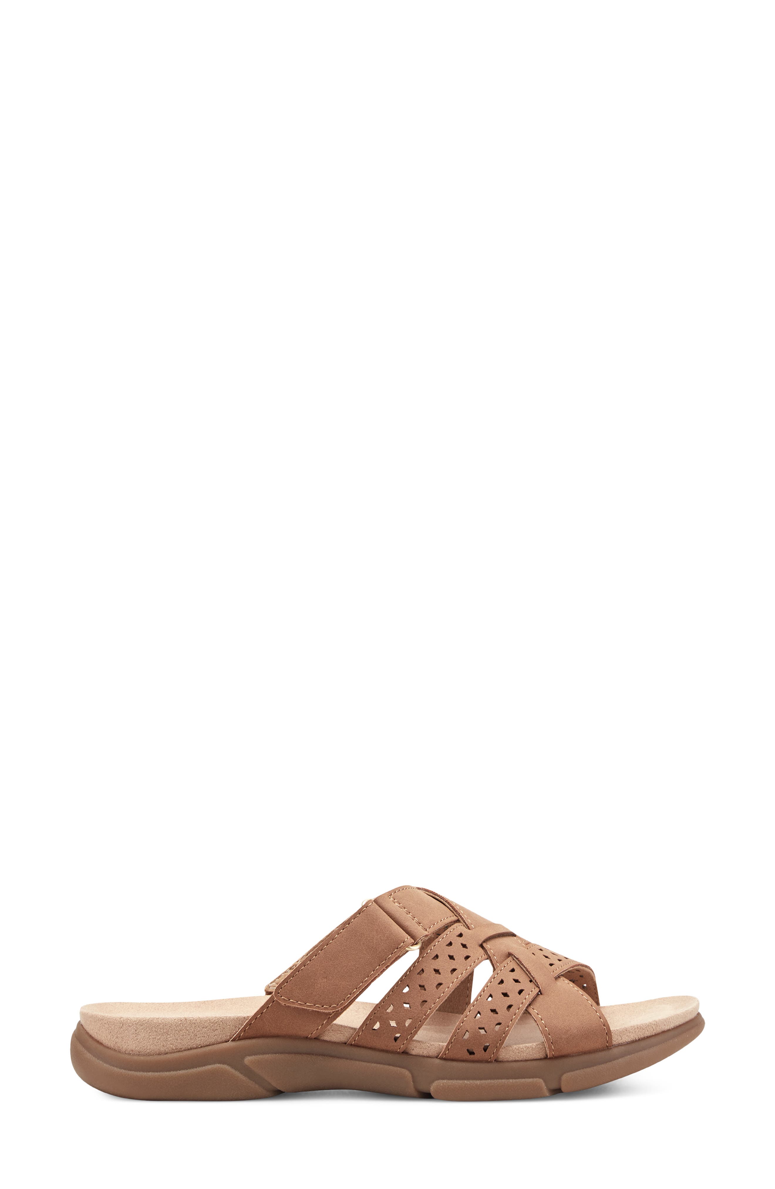 Melinna Slide Sandal, Alternate, color, MEDIUM BROWN