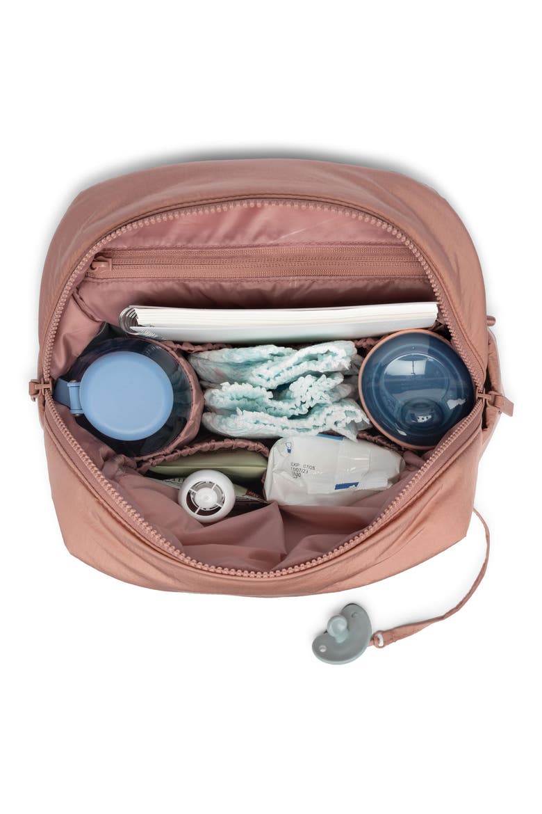 Convertible Mini Diaper Backpack & Crossbody Bag, Alternate, color, PEONY
