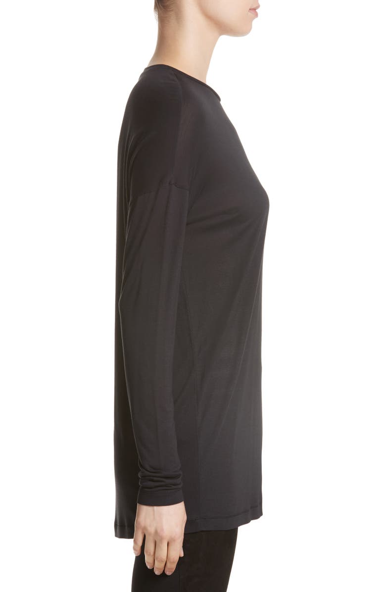 Lafayette 148 New York Crewneck Jersey Tee, Alternate, color, 