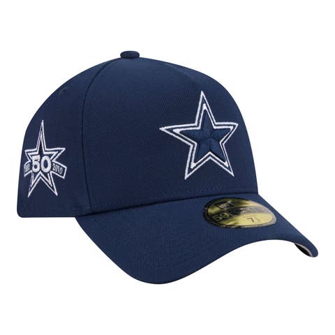 Men's New Era Navy Dallas Cowboys A-Frame 59FORTY Fitted Hat