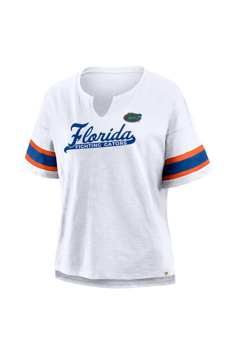 Women's Fanatics White Florida Gators Hometown Premium Script T-Shirt, Alternate, color, White