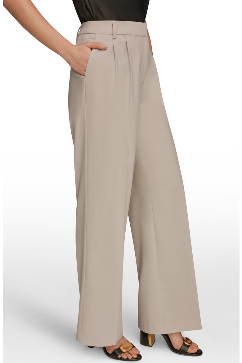 Pleated Wide Leg Pants, Alternate, color, TUSCAN GREY