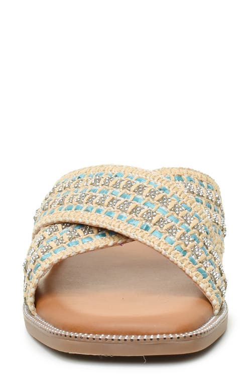 NICOLE MILLER NICOLE MILLER CRISS CROSS SLIDE SANDAL 