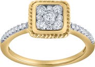 LuvMyJewelry Caelina 0.50 Ct 10K Gold Diamond Ring