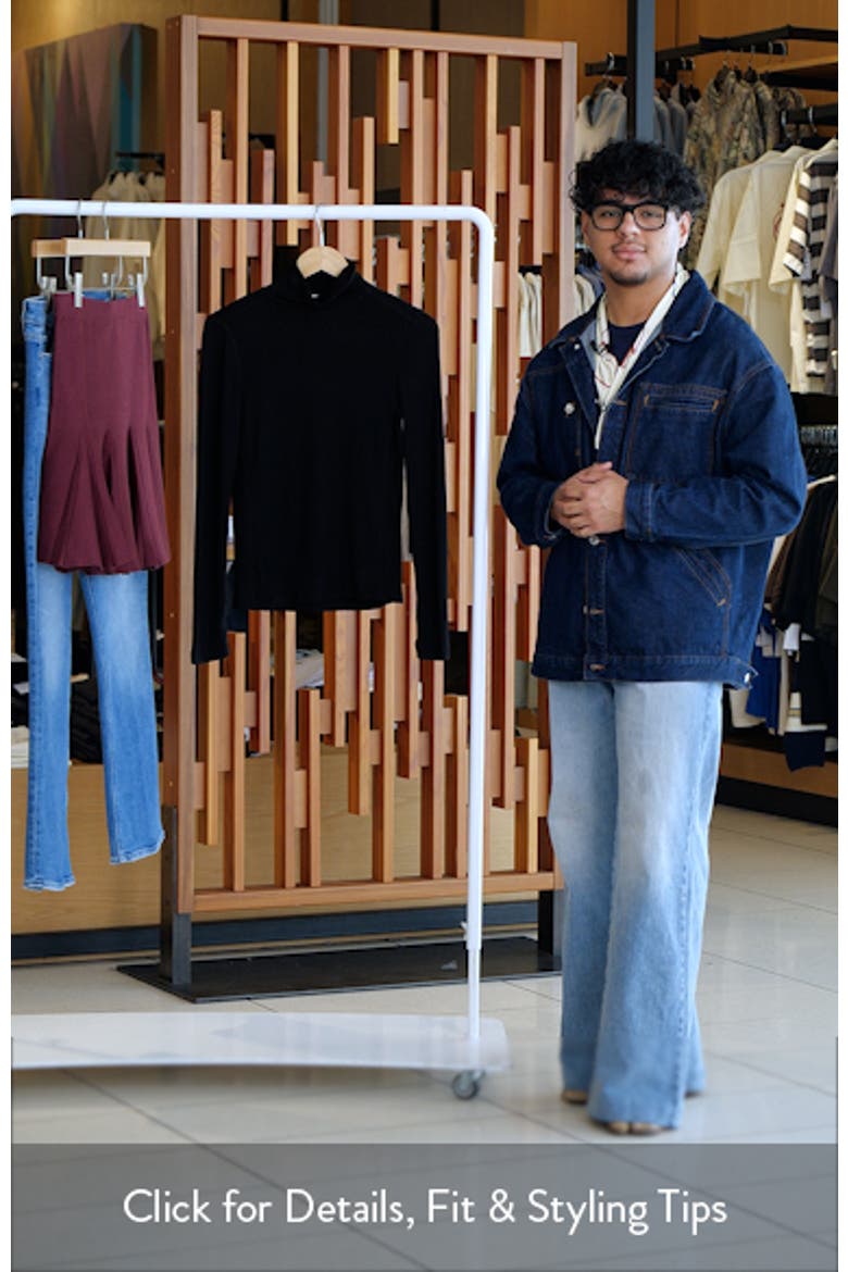 Rib Turtleneck Top video