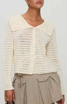 Princess Polly Tuscon Crocheted Cardigan