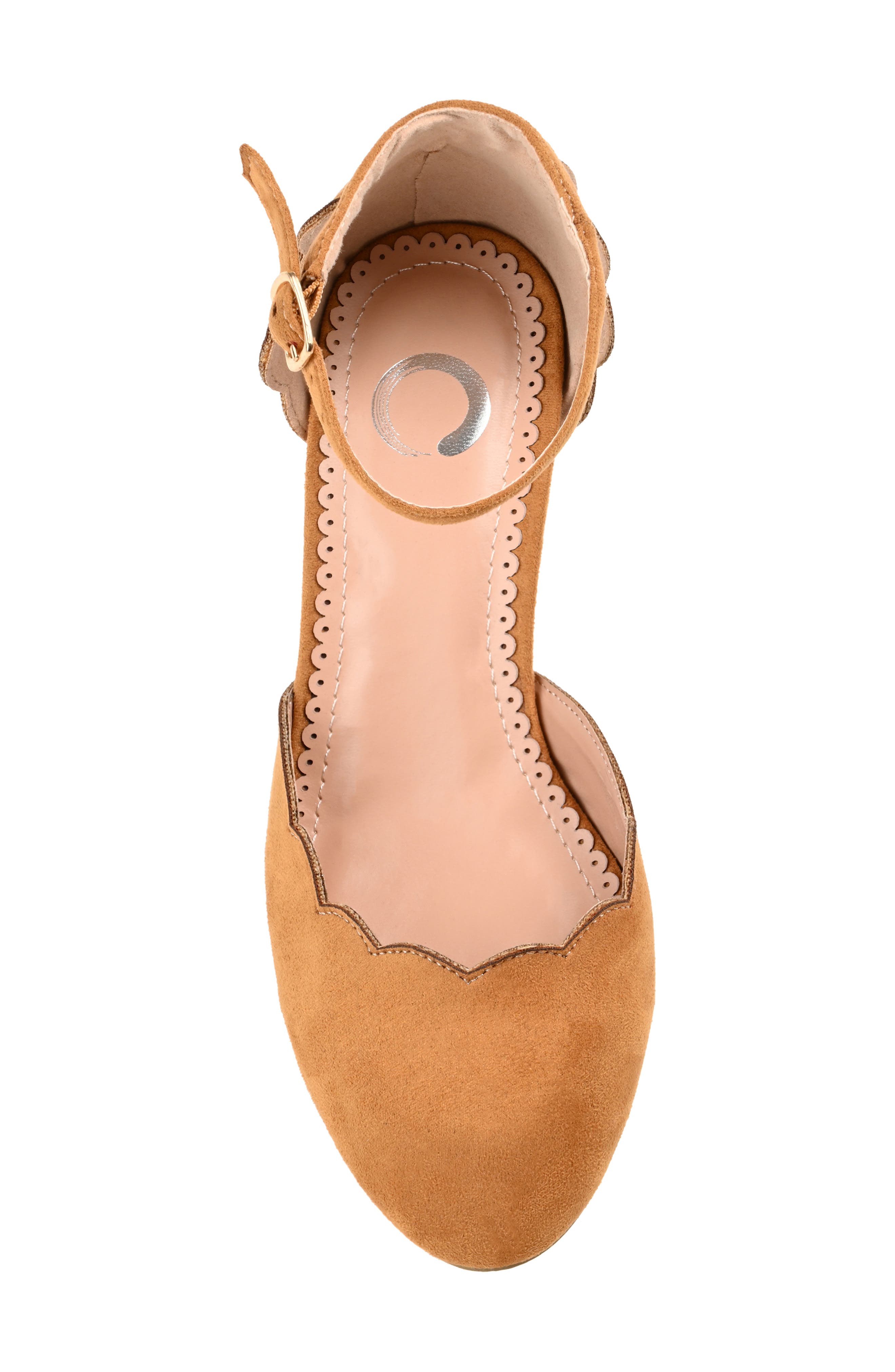 Journee Collection Edna Pump - Wide Width, Alternate, color, Cognac