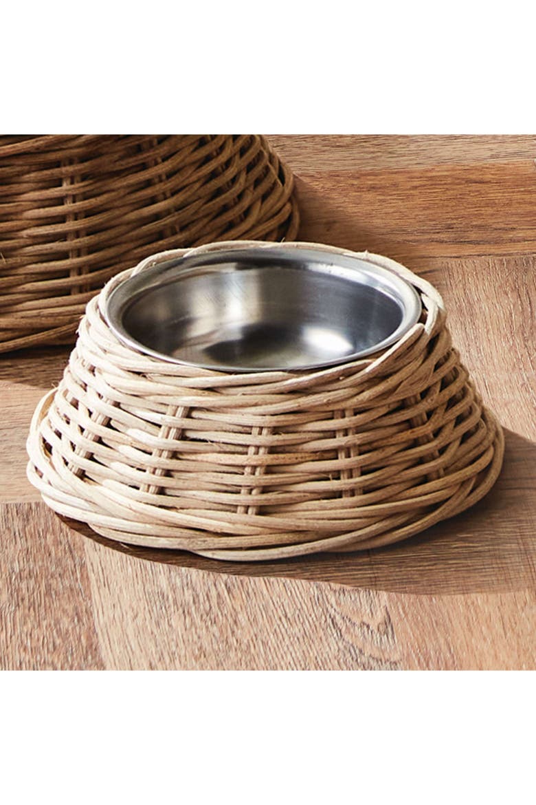 Normandy Pet Bowl, Alternate, color, Brown