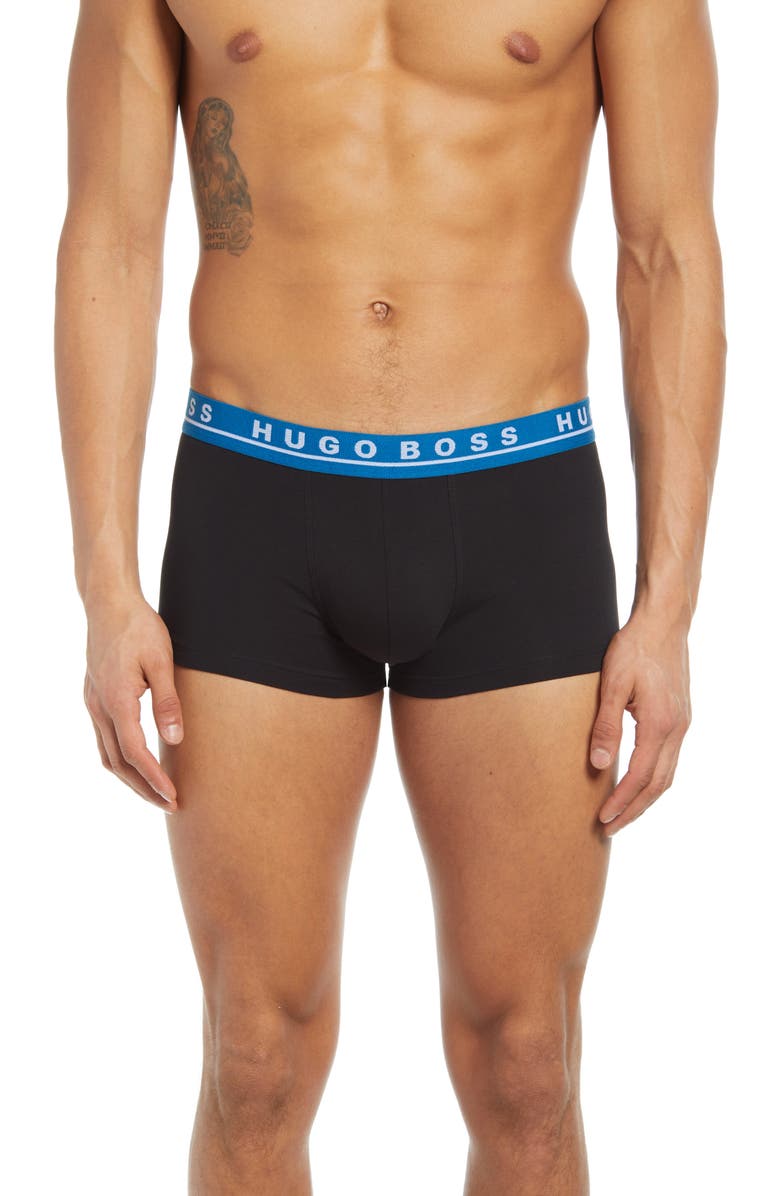 BOSS HUGO Assorted 3-Pack Stretch Cotton Trunks, Alternate, color, 