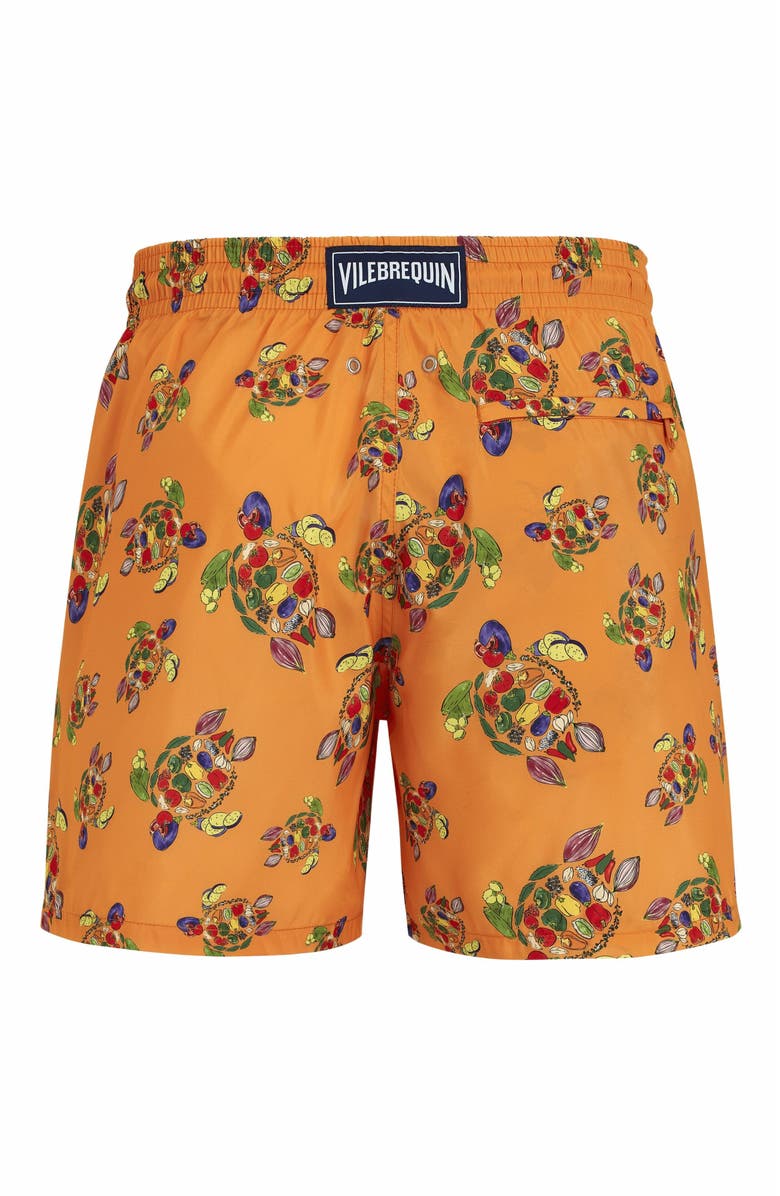 Vilebrequin Men's Rata Turtles Ultra-Light And Packable Swim Trunks, Alternate, color, 