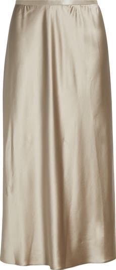 【関税&送料込み】Max Mara 'Carnet' Skirt Max Mara Carnet Silk Satin Midi Skirt | Nordstrom